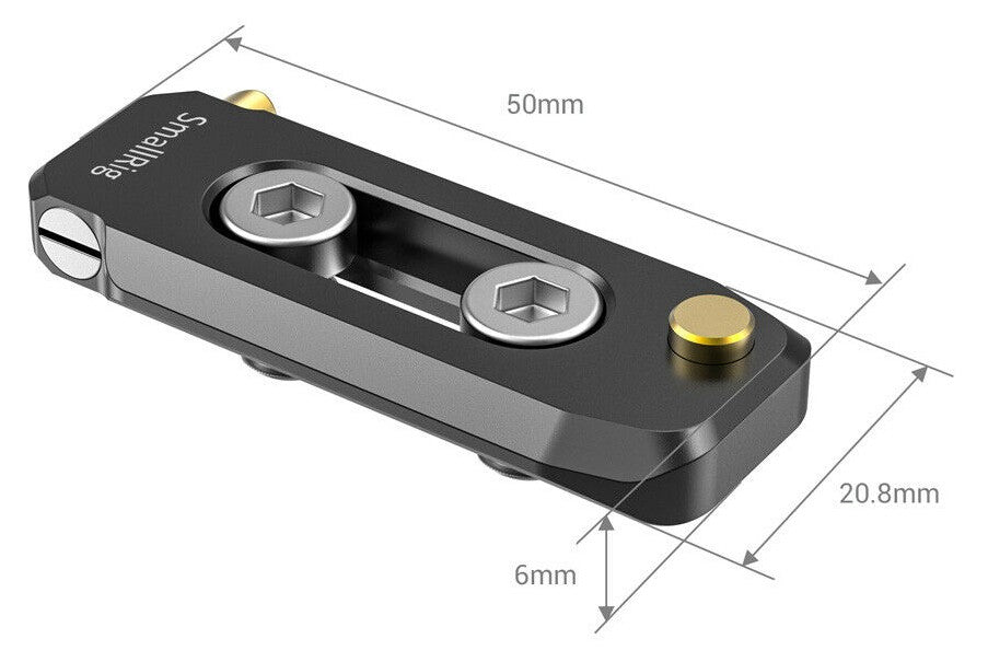SmallRig 2468 Guida NATO a basso profilo 50mm