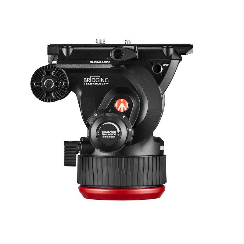 Manfrotto MVK504XTWINGA 504X Kit testa video + treppiede a doppio tubo in alluminio GS