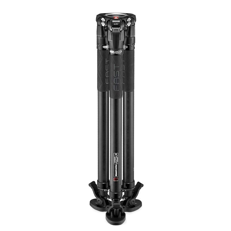 Manfrotto MVK504XTWINGA 504X Kit testa video + treppiede a doppio tubo in alluminio GS