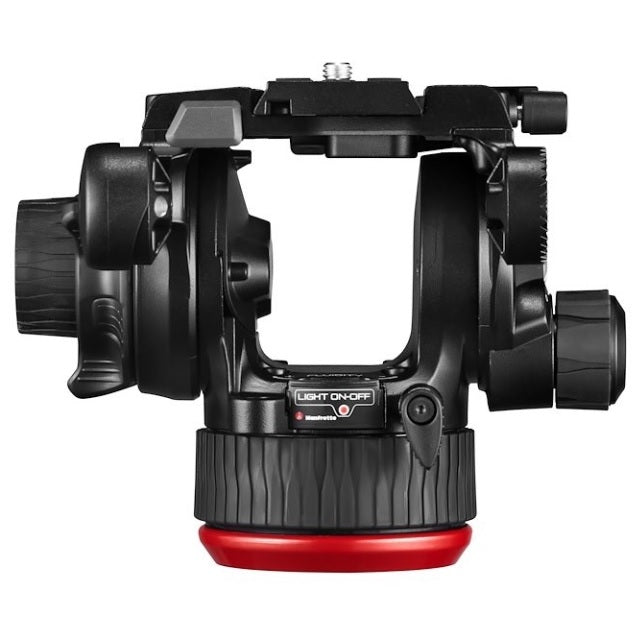 Kit testa video Manfrotto MVK504XTWINFA 504X + treppiede a doppio tubo in alluminio Fast