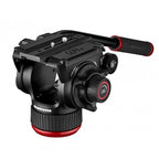 Kit testa video Manfrotto MVK504XTWINFA 504X + treppiede a doppio tubo in alluminio Fast