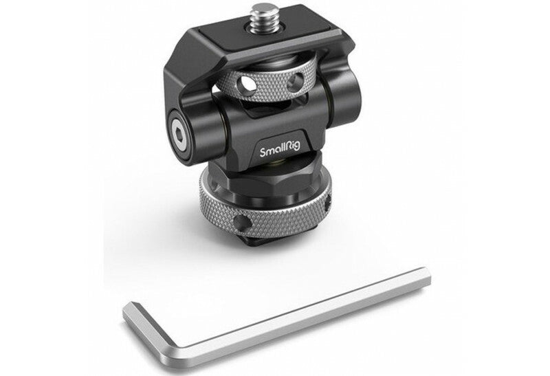 SmallRig 2905 Supporto per monitor orientabile e regolabile in inclinazione con attacco Cold Shoe