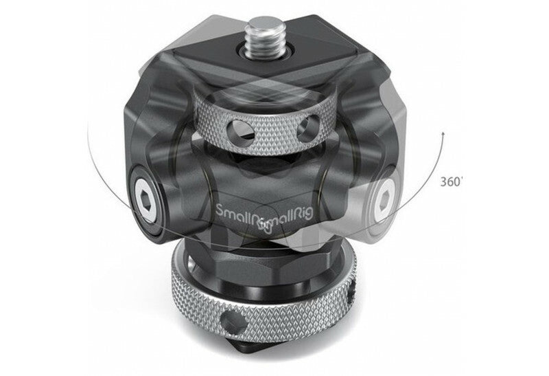 SmallRig 2905 Supporto per monitor orientabile e regolabile in inclinazione con attacco Cold Shoe