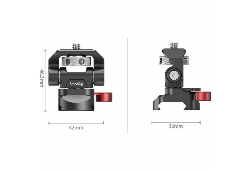 SmallRig 2906 Supporto per monitor orientabile e inclinabile con supporto a morsetto NATO