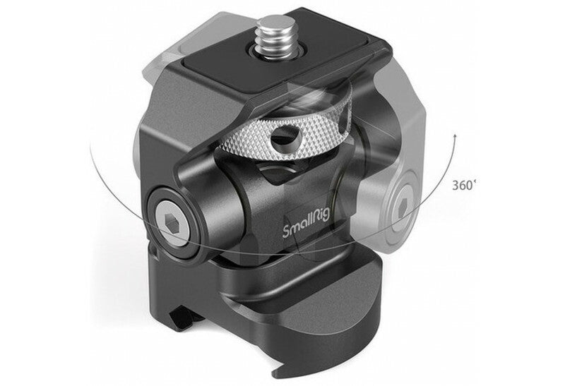 SmallRig 2906 Supporto per monitor orientabile e inclinabile con supporto a morsetto NATO