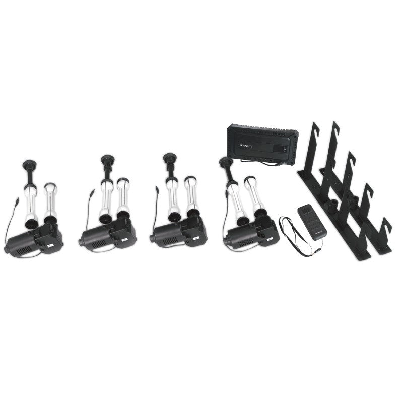 Kit di supporto elevatore per fondale Nanlite per cavalletto luminoso (quattro assi)
