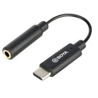Boya BY-K6 Adattatore audio TRS da 3,5mm per DJI OSMO Pocket