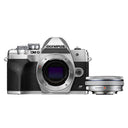 Olympus OM-D E-M10 mark IV argento + 14-42mm EZ argento