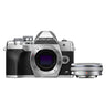 Olympus OM-D E-M10 mark IV argento + 14-42mm EZ argento