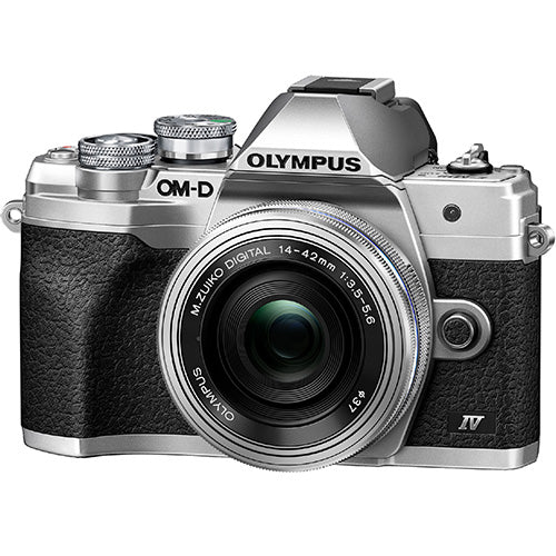 Olympus OM-D E-M10 mark IV argento + 14-42mm EZ argento