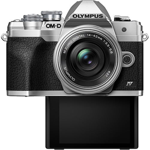 Olympus OM-D E-M10 mark IV argento + 14-42mm EZ argento