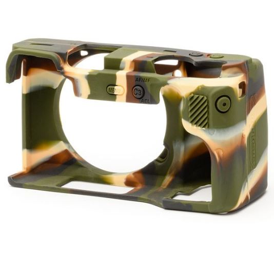 easyCover Corpo Copertura per Sony A6600 Mimetizzazione