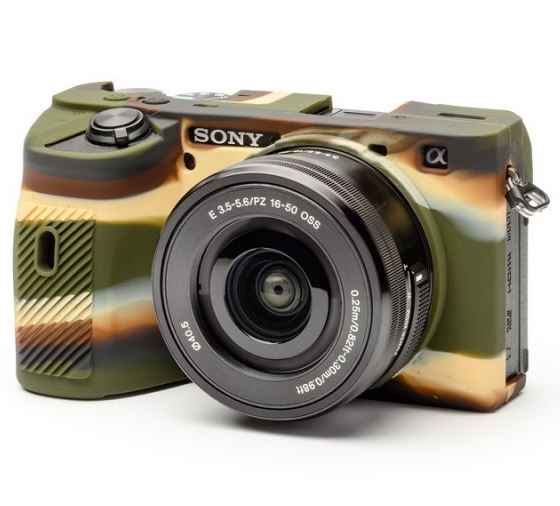 easyCover Corpo Copertura per Sony A6600 Mimetizzazione