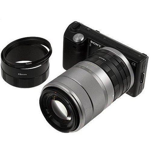Fotodiox Set di prolunghe macro per attacco Sony E (Macro-Tubo-SnyE)