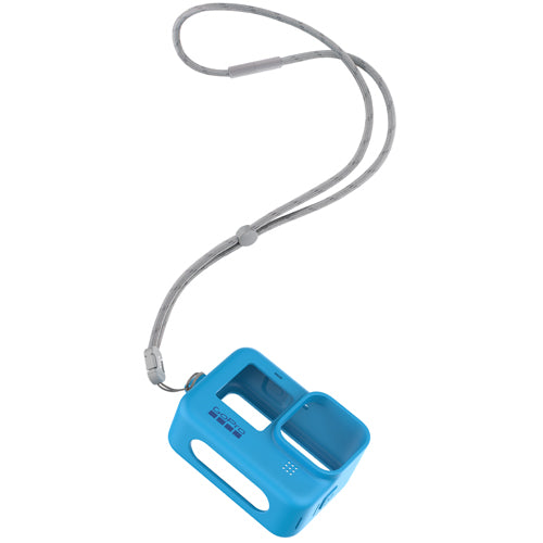 GoPro Sleeve + Lanyard Blue for HERO9 Black