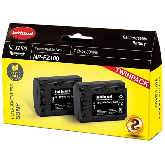 Hähnel HL-XZ100 Twin Pack - Sony NP-FZ100