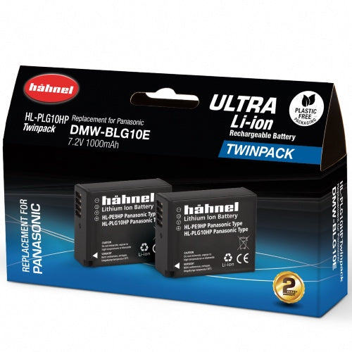 Hähnel HL-PLG10HP Ultra - Panasonic DMW-BLG10E Twin Pack