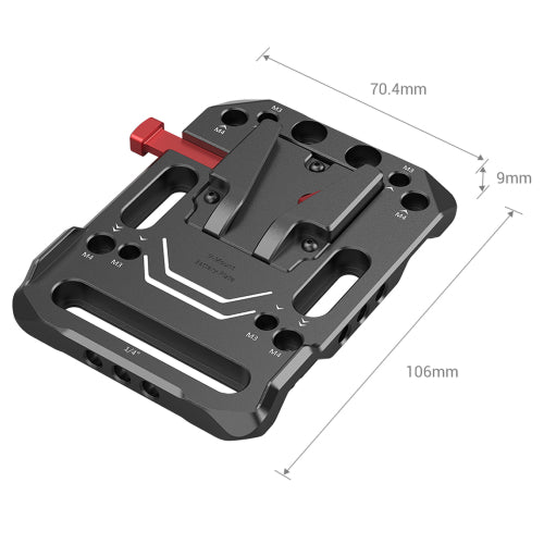 SmallRig 2988 Piastra per batterie con montaggio a V