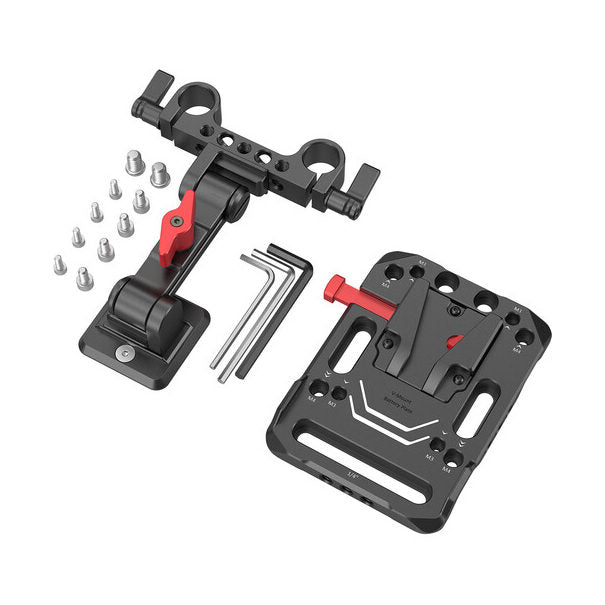 SmallRig 2991 Piastra per batteria a V con braccio regolabile
