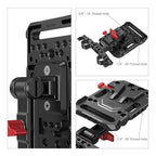 SmallRig 2991 Piastra per batteria a V con braccio regolabile