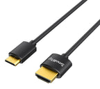 SmallRig 3041 Cavo HDMI 4K ultra sottile (da C ad A) 55 cm