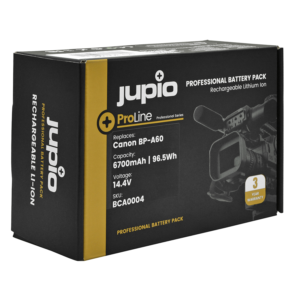 Jupio ProLine Canon BP-A60 6700mAh Battery Pack