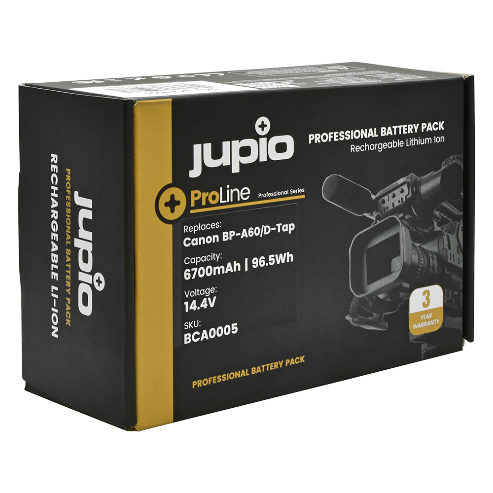 Jupio ProLine Canon BP-A60 D-Tap 6700mAh
