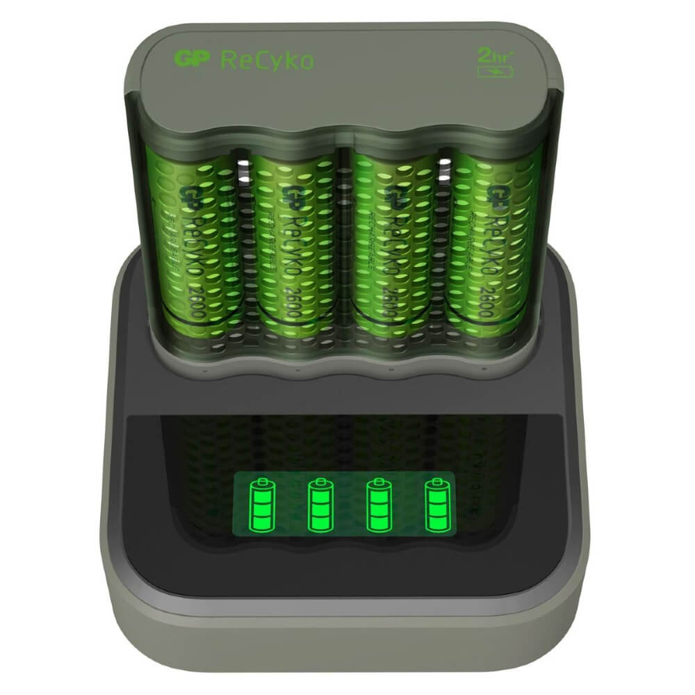 GP M451 + 4x ReCyko AA 2600mAh + docking station