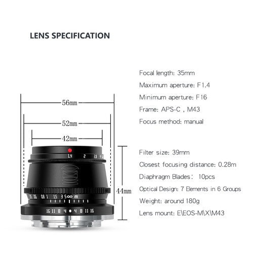 TTArtisan 35mm f/1.4 M43