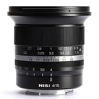 Obiettivo NiSi MF 15mm f/4.0 ASPH Sony FE
