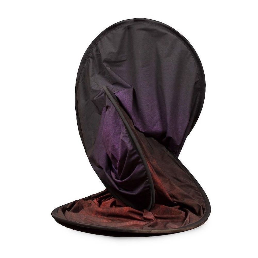 Manfrotto Vintage folding backdrop 150x210cm aubergine/ crimson