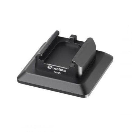 Leofoto FA-03 Cold shoe arca swiss and 1/4" hole