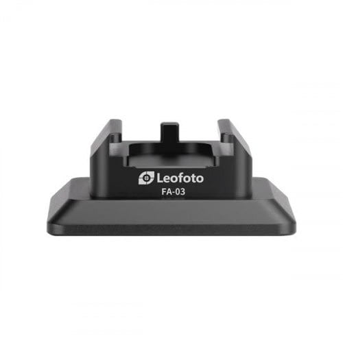 Leofoto FA-03 Cold shoe arca swiss and 1/4" hole