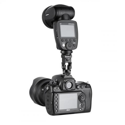 Leofoto FA-15+FA-10 Cold shoe mount with head for FA-10