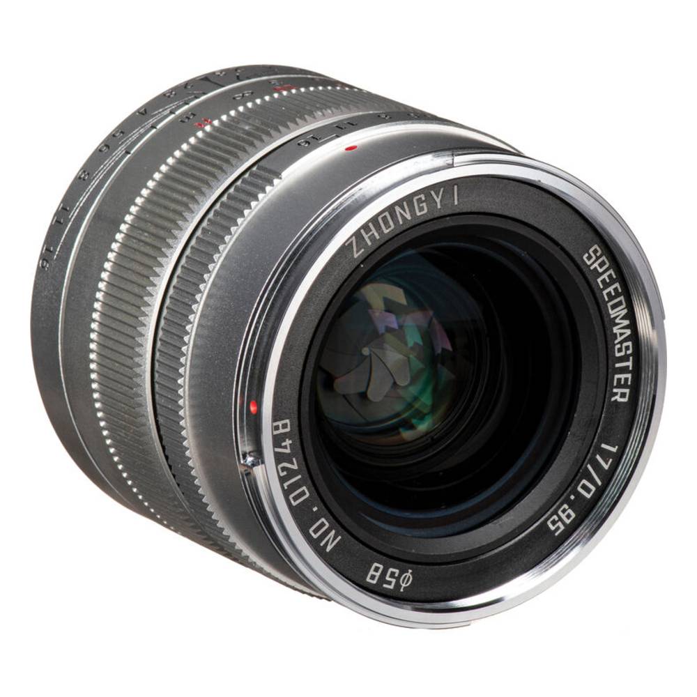 Zhongyi Mitakon 17mm f/0.95 Argento MFT