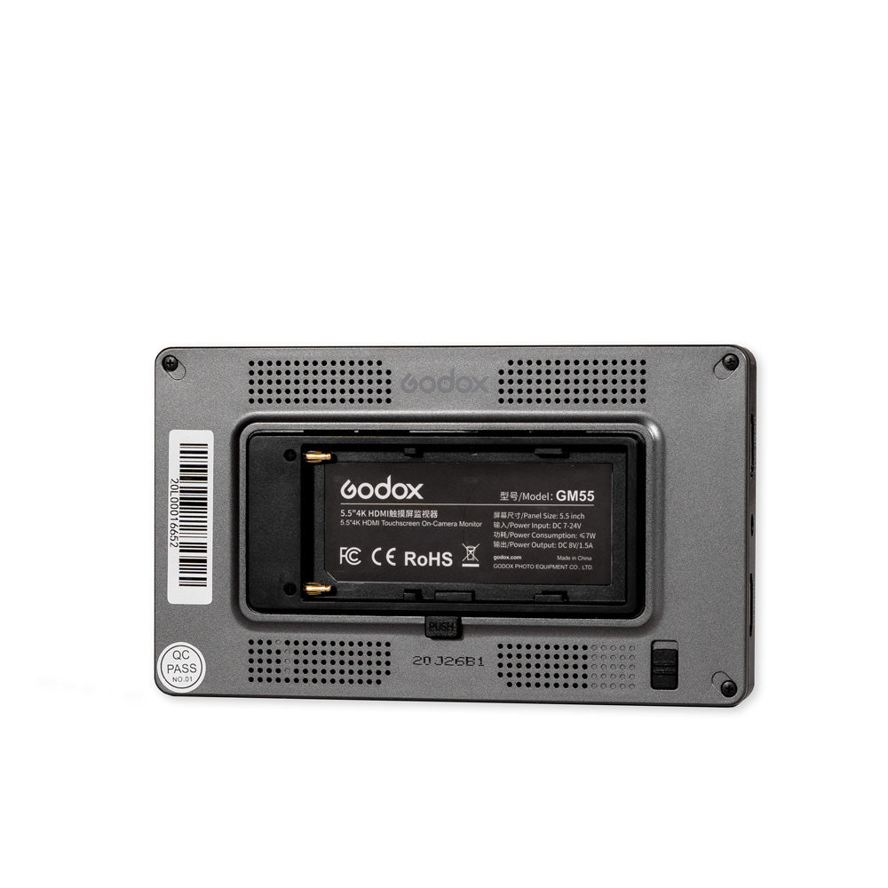 Godox GM55 4K HDMI Touchscreen 5.5" On-fotocamera Monitor