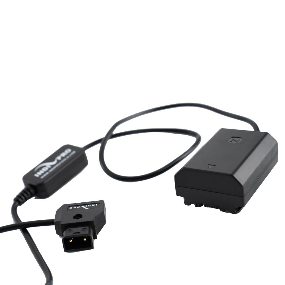 Cavo per batteria fittizia da IndiPro D-Tap a Sony NP-FZ100 (30")