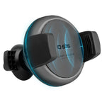 SBS Wireless Morsetto circular phone Car Supporto Qi caricabatterie 10W