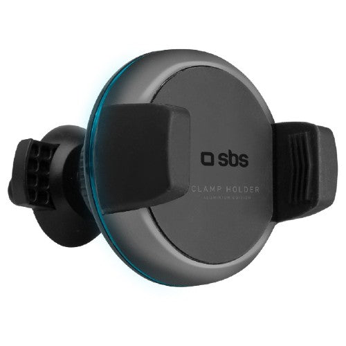 SBS Wireless Morsetto circular phone Car Supporto Qi caricabatterie 10W