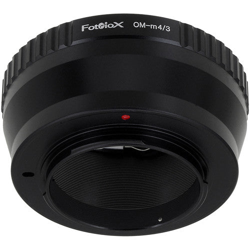 Fotodiox Lens Mount adapter - Olympus Zuiko (OM) 35mm SLR Lens to Micro Four Thirds (MFT, M4/3) Mount Mirrorless Camera Body