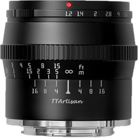 TTArtisan APS-C 50mm f/1.2 Sony E mount Black