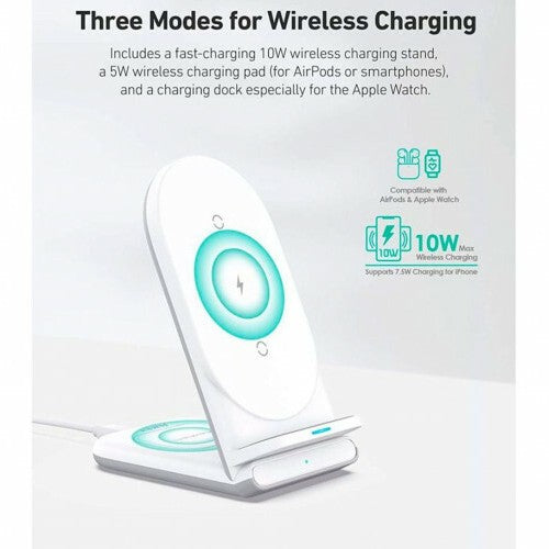 Aukey Aircore 2-in-1 Supporto di ricarica wireless con