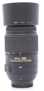 Nikon AF-S 55-300mm F/4.5-5.6G ED VR DX SN:3368719 (12 mnd gar) (8) occasion
