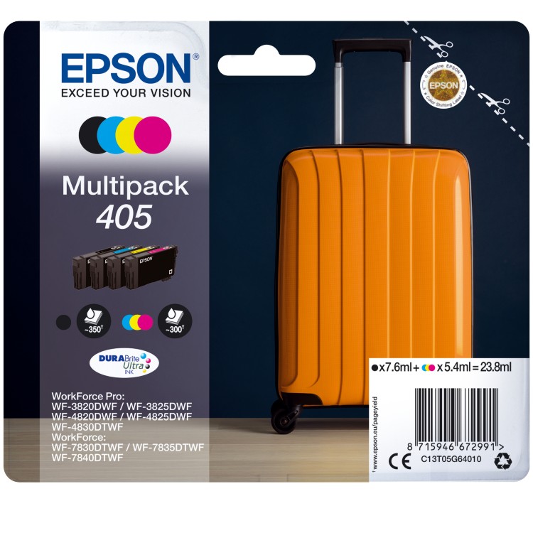 Epson Multipack 4-Colours 405 DURABrite Ultra Ink