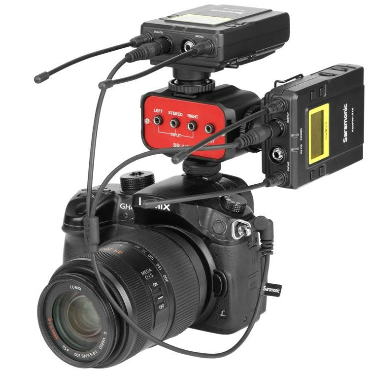 Saramonic SR-C2004 3.5mm TRS to dual 3.5mm TRS adapter cable (30cm)