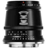 TTArtisan APS-C 17mm f/1.4 MFT Black