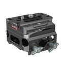 Piastra di base leggera SmallRig con doppio morsetto per asta da 15mm (versione in lega di magnesio)