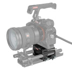 Piastra di base leggera SmallRig con doppio morsetto per asta da 15mm (versione in lega di magnesio)