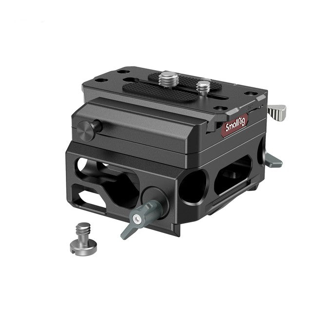 Piastra di base leggera SmallRig con doppio morsetto per asta da 15mm (versione in lega di magnesio)