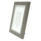 Deknudt Photo frame in light grey with silver edge 10x15 S45VF3